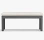 Indio Metal Outdoor Dining Bench (49")