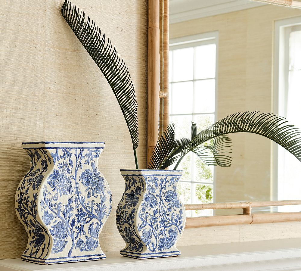 Hand Painted Floral Ceramic Collection by Pottery Barn
