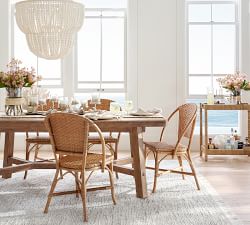 Rustic Farmhouse Extendable Dining Table (77"-102")