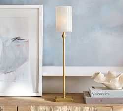 Pearson Alabaster Console Table Lamp (19")