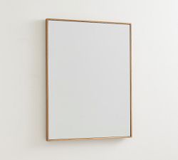 Linden Rectangular Wood Mirror