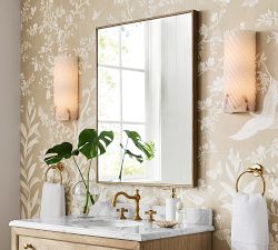 Linden Rectangular Wood Mirror