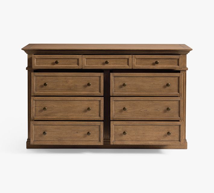 Livingston 9-Drawer Dresser, Gray Wash, 60" | Pottery Barn