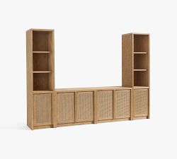 Marina 4-Piece Storage Cabinet Set (112")