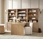 Marina Peninsula Desk with Storage (36")
