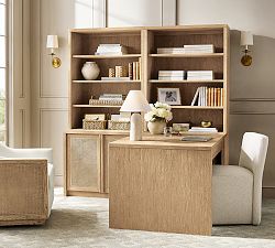 Marina Peninsula Desk with Storage (72")