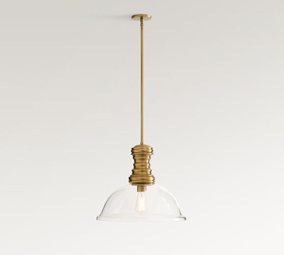 Meyer Flared Glass Pendant (17") by Pottery Barn