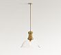 Meyer Flared Glass Pendant (17")