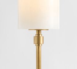Pearson Alabaster Console Table Lamp (19")