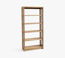Marina Cane Etagere Bookcase (36")