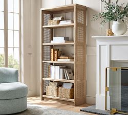Marina Cane Etagere Bookcase (36")
