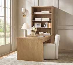 Marina Peninsula Desk with Storage (36")