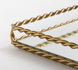Braided Brass Tray