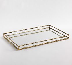 Braided Brass Tray