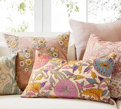 Laila Embroidered Pillow Cover