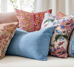 Maddie Floral Embroidered Pillow