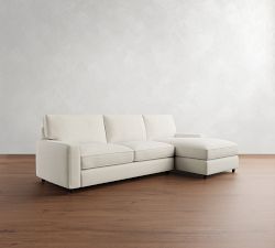 PB Comfort Square Arm Chaise Sleeper Sectional (108")