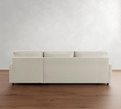 PB Comfort Square Arm Chaise Sleeper Sectional (108")