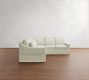 York Slope Arm Deep Seat Slipcovered 3-Piece L-Shaped Sectional (98")