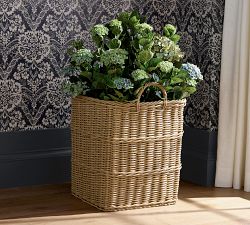 Chris Loves Julia Woven Basket Planters