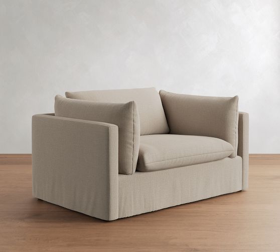 Palmetto Slipcovered Chair and a Half by Pottery Barn