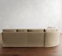 Buchanan Square Arm Slipcovered 5-Piece Curved Wedge Sectional (133")