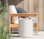 Terrazzo Concrete Round Outdoor Side Table (15")