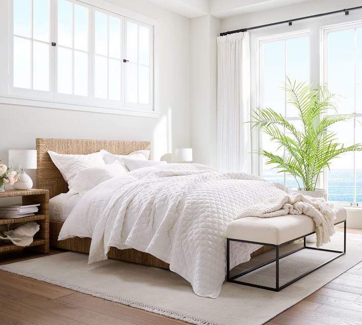 Malibu Woven Bed | Pottery Barn