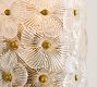 Nicolette Glass Floral Sconce (15")