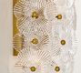 Nicolette Glass Floral Sconce (15")