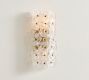 Nicolette Glass Floral Sconce (15")