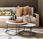 Delaney Marble Round Nesting Outdoor Coffee Table