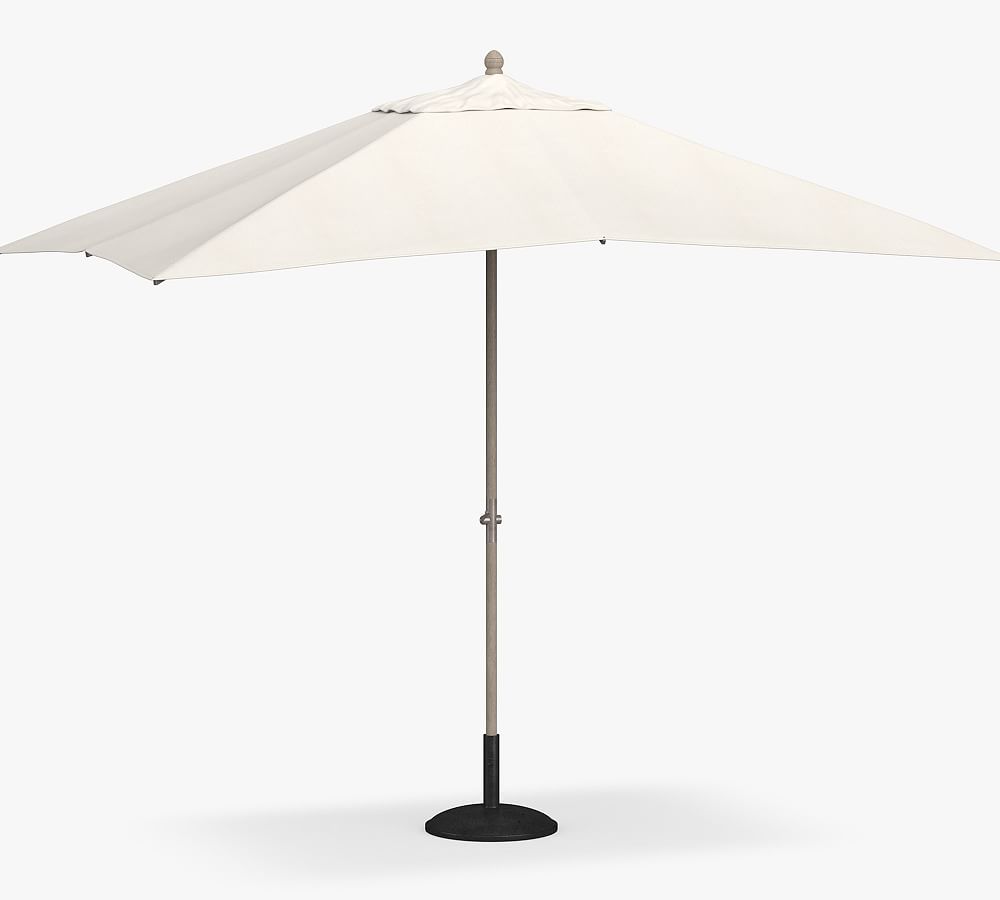 10' Rectangular Outdoor Umbrella - Eucalyptus Frame by Pottery Barn