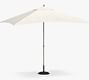10' Rectangular Outdoor Umbrella &ndash; Eucalyptus Frame