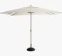 10' Rectangular Outdoor Umbrella &ndash; Eucalyptus Frame