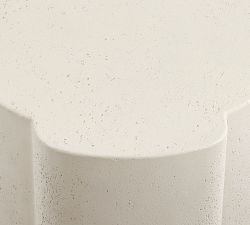 Rockwell Round Concrete Accent Table (14")