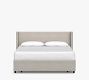 Elliot Shelter Upholstered Footboard Storage Platform Bed