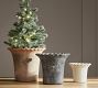 Faux Lit Blue Spruce Tree
