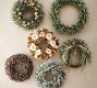 Faux Lit Gold Magnolia Leaf Wreath &amp; Garland