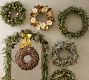Faux Lit Gold Magnolia Leaf Wreath &amp; Garland
