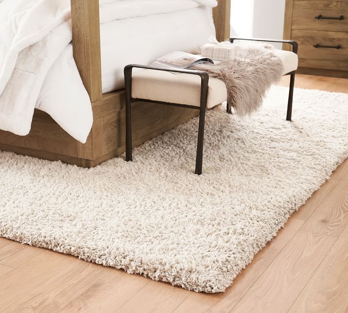Microplush Performance Shag Rug - Effortless Elegance | Pottery Barn