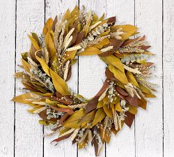 Dried Autumn Meadow Wreath