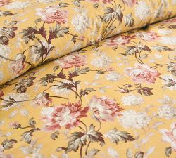 Ansley Yellow Floral Duvet Cover
