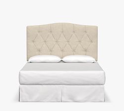 Elliot Curved Tufted Upholstered Headboard