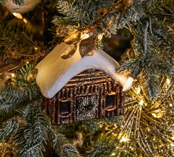 Mercury Cabin With Snow Ornament