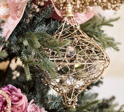 LoveShackFancy Glitter Cage Ornament