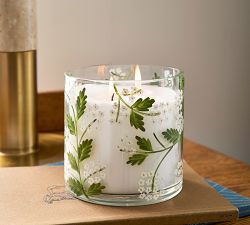 Hand Painted Flower Scent Collection - White Floral &amp; Amber