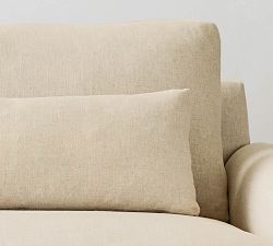 Big Sur Roll Arm Deep Seat 3-Piece Wedge Sectional (129")