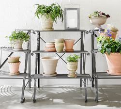 Lyon Zinc Tiered Plant Etagere