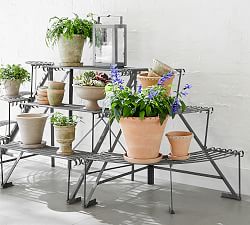 Lyon Zinc Tiered Plant Etagere